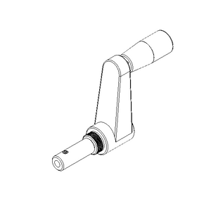 Crank Handle Assembly with set-screw